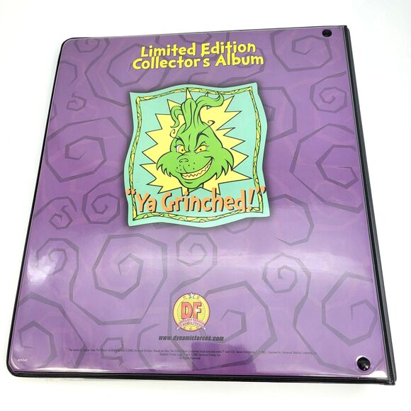 How the Grinch Stole Christmas First Edition 3 Ring Binder Album 98 Cards - Picture 15 of 16